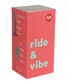 =fun Factory Paired For Pleasure Ride & Vibe 2 Pc Kit - Deep Sea Blue